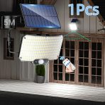Solarna LED svetla sa senzorom pokreta – 90/108 LED, daljinsko upravljanje, vodootporna IP65 - Image 5