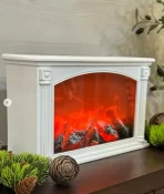 Prenosiva LED Kamin Lampa sa Efektom Plamena – Dekorativna Atmosfera za Dom, Zabave i Praznike