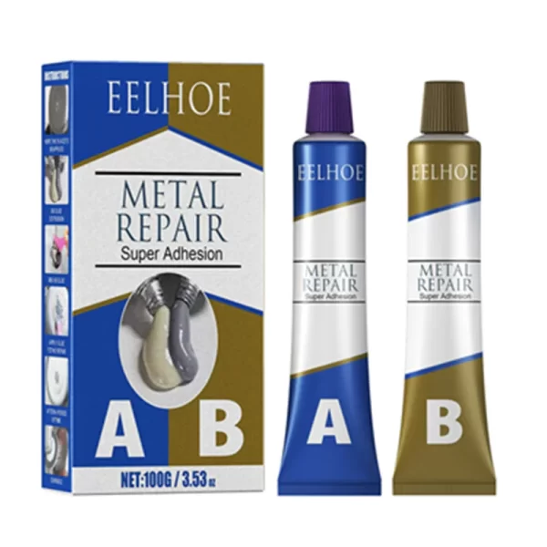 Eelhoe metal repair glue A i B – dvokomponentno lepilo za metal