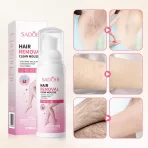 Organic 100ml Painless Hair Removal Foam – Prirodna pena za bezbolnu depilaciju - Slika 4
