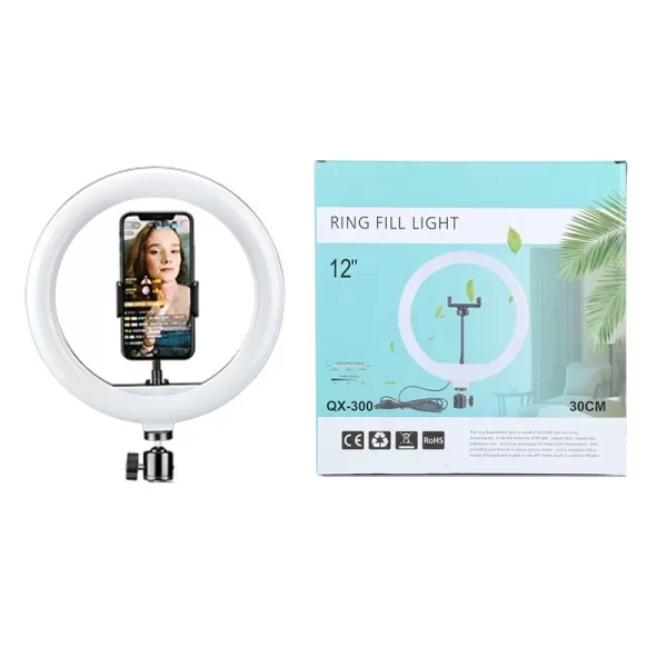 LED ring light 12 inča telefon na njemu i originalna kutija