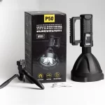 90000 Lumena Super Jaka P50 LED Lampa – Prenosivi Reflektor sa USB Punjenjem i Višestrukim Režimima Svetla