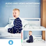 Bežični digitalni baby monitor 5 inča sa noćnim vidom i interfon funkcijom - Slika 6