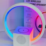 Bežični Bluetooth Zvučnik sa LED Svetlom i Punjačem 15W – RGB Efekti, 1500mAh Baterija, Idealno za Poklon