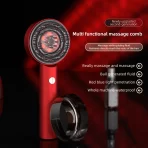 Masažer za teme glave – USB vodootporni aparat sa crvenim svetlom za rast kose - Slika 5