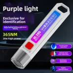 Lightweight Portable UV Flashlight 365nm – praktična UV lampa za detekcij - Slika 3