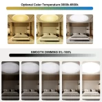 Pametna LED Plafonska Lampa 24W – WiFi RGB Tuya MI Smart Panel sa Glasovnom i Aplikacionom Kontrolom - Slika 2