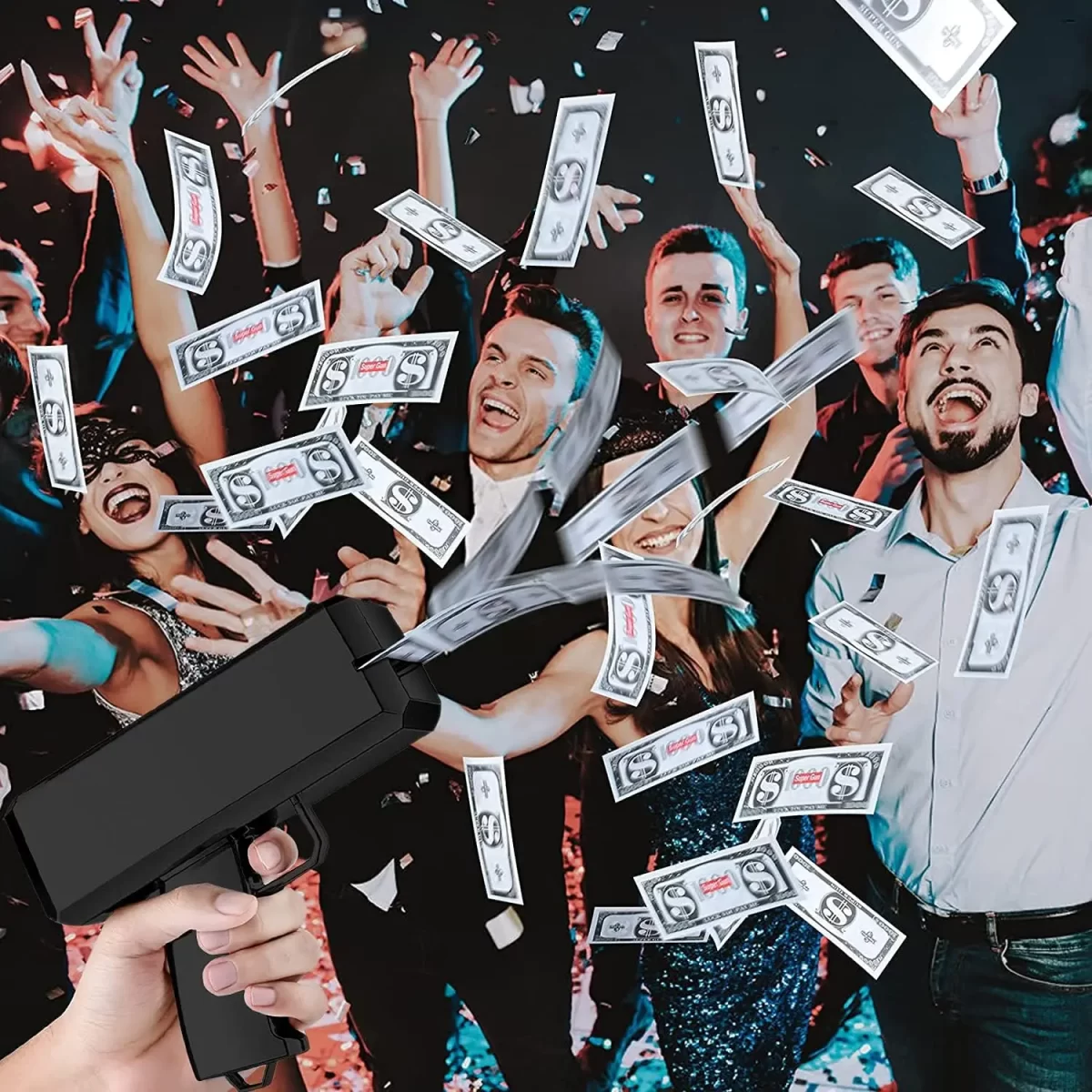 Ručni Pištolj za Novčanice - Money gun - za Žurke, Venčanja i Klubove - Slika 4