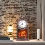 USB Baterijska LED Kamin Lampa – Dekorativni Stona Lampa sa Efektom Plamena za Unutrašnju Upotrebu - Slika 3