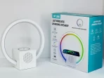 Bežični Bluetooth Zvučnik sa LED Svetlom i Punjačem 15W – RGB Efekti, 1500mAh Baterija, Idealno za Poklon - Slika 4