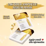 Korejska 24K zlatna maska za lice – luksuzna hidratacija i nega kože - Slika 4