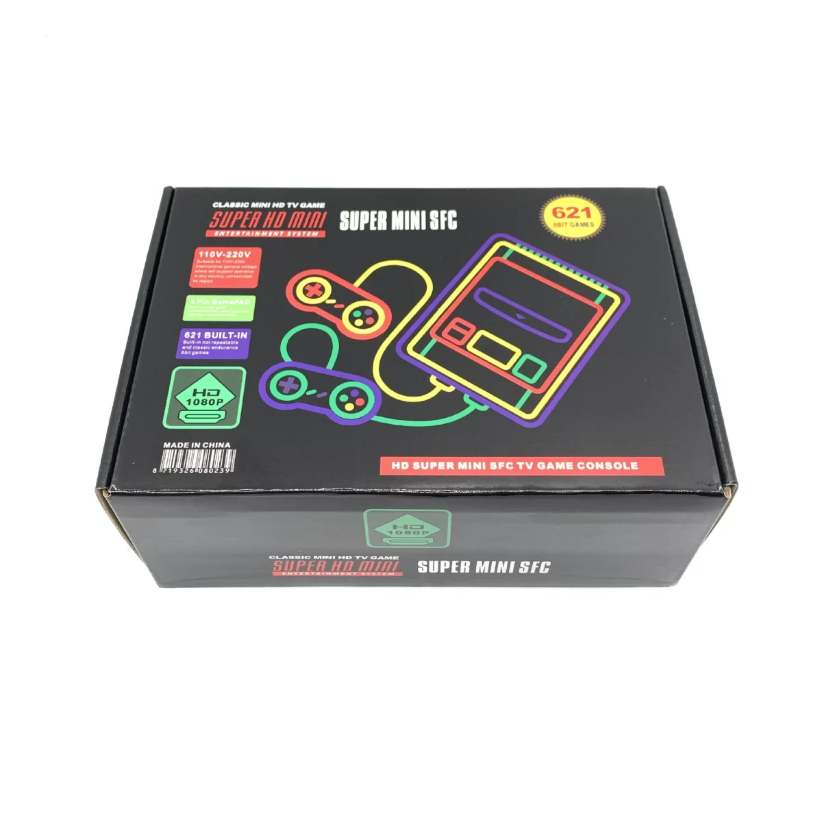 Mini Retro Video Igračka Konzola – 2 Kontrolera, 1080P HDMI Izlaz, 620 Igra za Decu, Poklon - Slika 5
