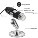 USB digitalni mikroskop 1600X sa LED svetlom i podrškom za telefon i PC - Slika 4
