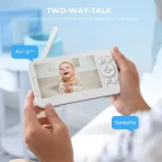 Bežični digitalni baby monitor 5 inča sa noćnim vidom i interfon funkcijom - Slika 3