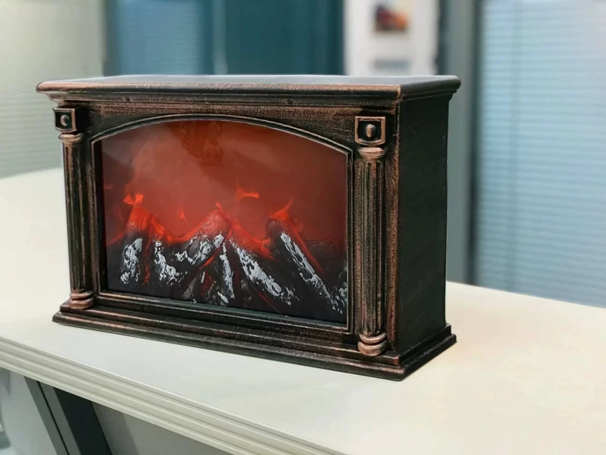 Prenosiva LED Kamin Lampa sa Efektom Plamena – Dekorativna Atmosfera za Dom, Zabave i Praznike - Slika 5