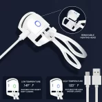 USB električna uvijačica trepavica sa grejanjem – savršeno uvijene trepavice svaki put - Slika 2