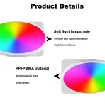 Pametna LED Plafonska Lampa 24W – WiFi RGB Tuya MI Smart Panel sa Glasovnom i Aplikacionom Kontrolom - Slika 5