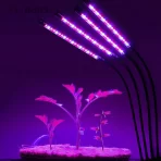 LED lampa za biljke sa 4 glave i fleksibilnim držačem - Slika 2