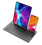 Bluetooth Bežična Tastatura sa Slotom za Telefon – Energetski Efikasna i Kompatibilna sa Android, iOS i Windows Sistemima