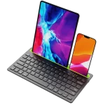 Bluetooth Bežična Tastatura sa Slotom za Telefon – Energetski Efikasna i Kompatibilna sa Android, iOS i Windows Sistemima