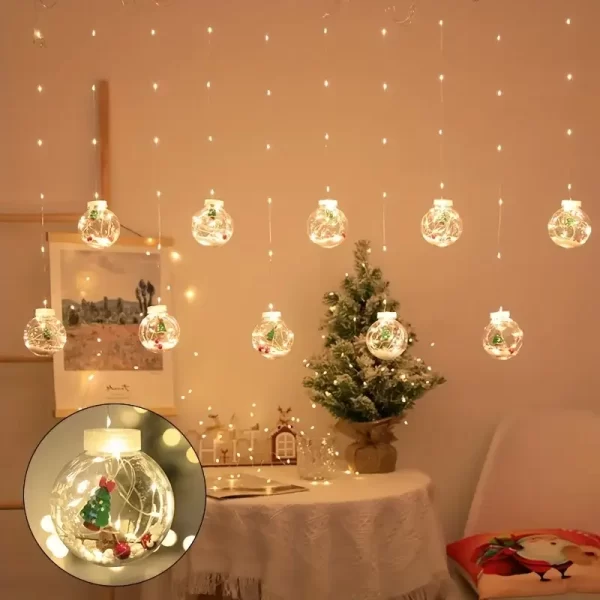 LED kuglice koje osvetljavaju dom tokom praznika.