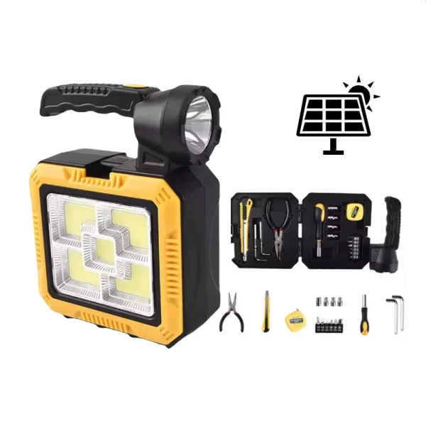 Set alata koji dolazi uz lampu – odvijači, klešta i pribor.