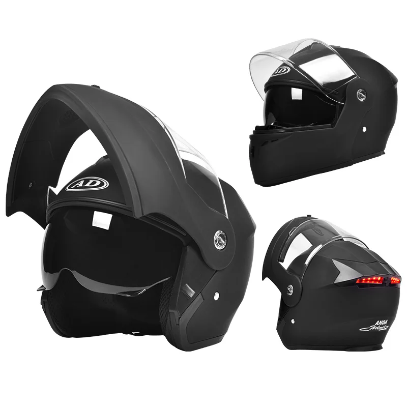 main-image-1 : Full Face motoristička kaciga sa Flip-Up dizajnom. u crnoj boji