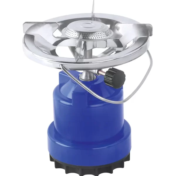Prenosni gasni šporet na kartušu plave boje