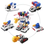 Robot za sklapanje od više vozila za decu – kreativna igra koja podstiče maštu - Slika 6