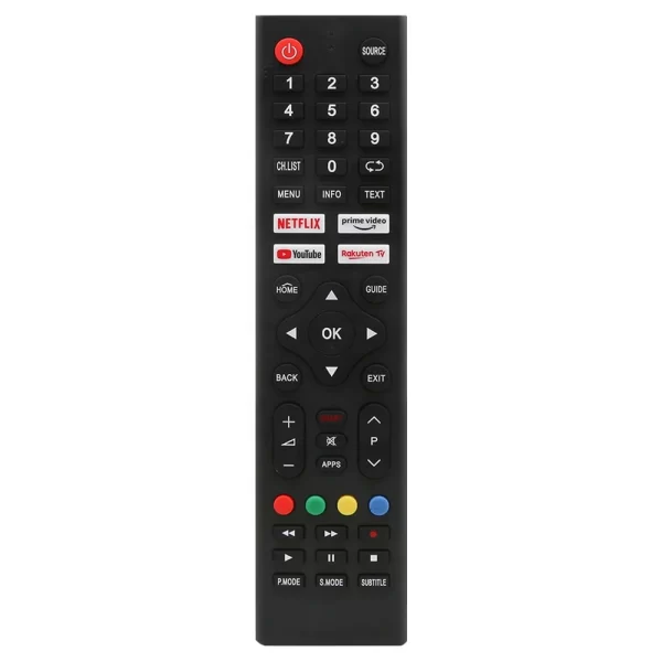 Univerzalni TV daljinski u crnoj boji