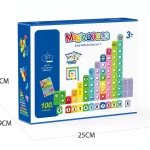 Brojevi u Kockama – Edukativni Matematički Set za Decu (100 delova)