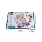 Montessori geometrijska slagalica 3-u-1 – edukativna slagalica za kreativnu i pametnu igru - Slika 6