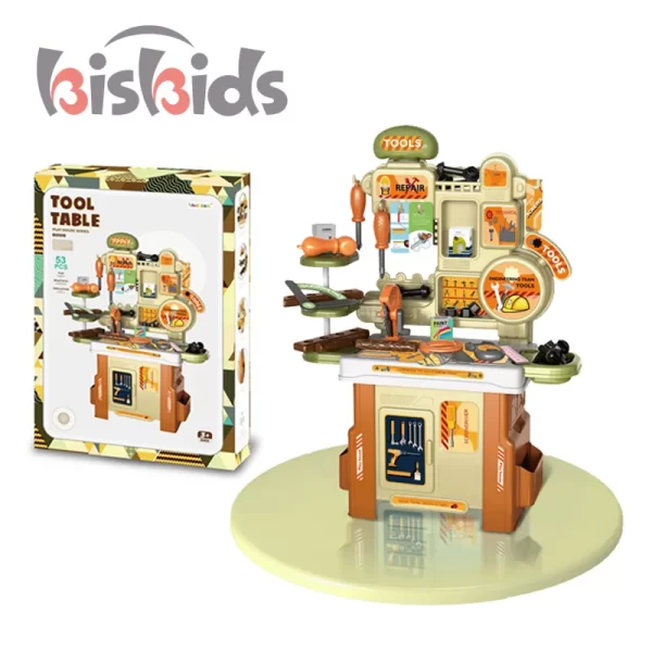 Dečiji Set Alata sa 53 Dela – Električni Bušilica i Alat za Igru Uloga