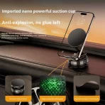 Univerzalni Magnetni Držač za Telefon sa Vakum Usisivačem – 360° Podesiv, Pogodan za Kola i Kuću - Slika 2