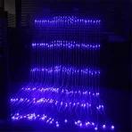 LED Zavesa Meteor Svetla 3x3M – 320 LED Vodopad Rasveta za Praznike, Venčanja i Dekoraciju Doma - Slika 6