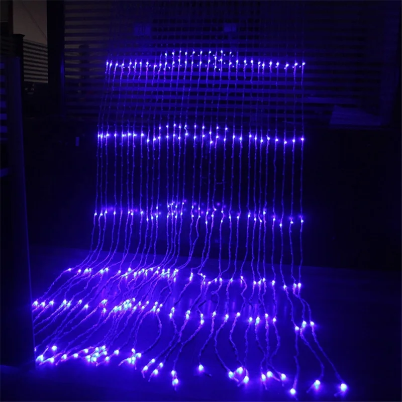 main-image-2 LED Zavesa Meteor Svetla 3x3M – 320 LED Vodopad Rasveta za Praznike, Venčanja i Dekoraciju Doma - Slika 6