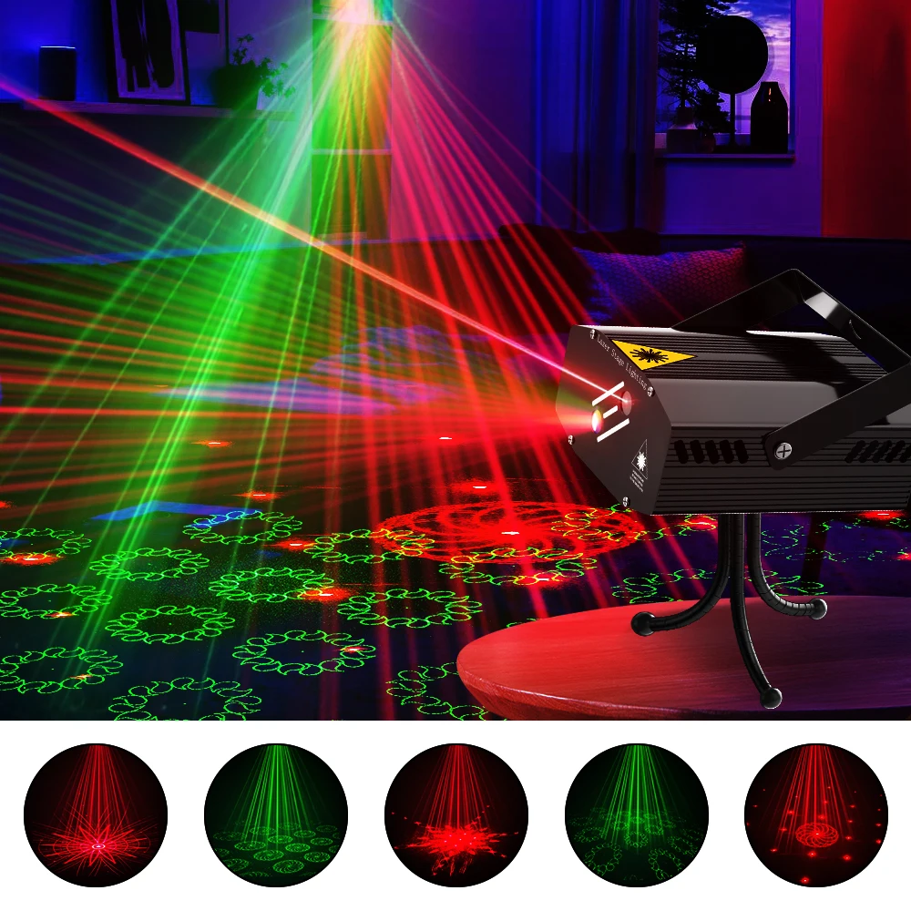 main-image-2 LED Disco Laser Projektor sa Daljinskim Upravljanjem – 16 RGB Šara za Savršenu Zabavu - Slika 6