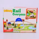 Drvena železnica – edukativna Montessori igračka za decu - Slika 4