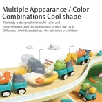 Magnetni set kocki sa dinosaurusima i vozilima za decu – kreativna edukativna zabava - Slika 5