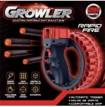 Električni rapidni blaster sa penastim metcima u crveno crnoj boji