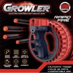 Električni rapidni blaster sa penastim metcima u crveno crnoj boji