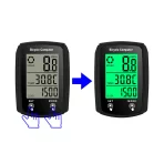 Brzinomer za bicikl sa Žičanim Povezivanjem Vodootporni – LCD Ekran na Dodir i Osvetljenje, Za MTB i Drumske Bicikle - Slika 2
