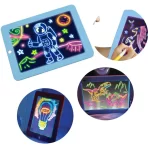 3D LED tablet za crtanje za decu – svetleća tabla za kreativnu igru i razvoj mašte - Slika 4