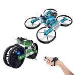 2-u-1 RC Motor - Dron za Kopno i Vazduh – Mini Deformabilni Helikopter sa Sat Kontrolom (WiFi, Kamera, 3+ godine) - Slika 2