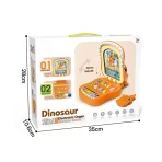 Edukativna Igračka za Decu - 2 u 1 Dinosaurus Elektronski Klavir i Igra sa Kuglicama - Slika 2