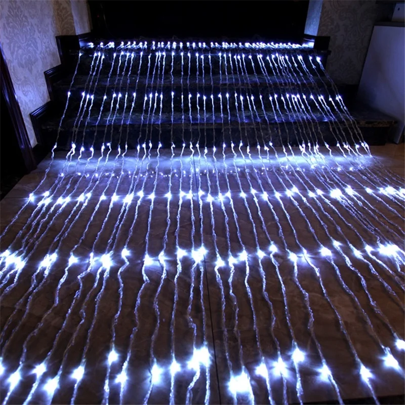 main-image-3 LED Zavesa Meteor Svetla 3x3M – 320 LED Vodopad Rasveta za Praznike, Venčanja i Dekoraciju Doma - Slika 4