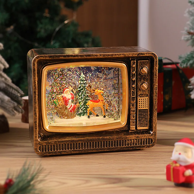 main-image-3 Božićni ornament dekorativni zvončić „Sneško sa svetlom“ – ručno izrađen rezin‑keramički ukras za dnevni boravak - Slika 3