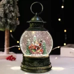 Elegantna LED Zimska Snežna Kugla-Lampa “Classic” 21 × 14 × 8 cm za Božićnu Dekoraciju - Slika 3
