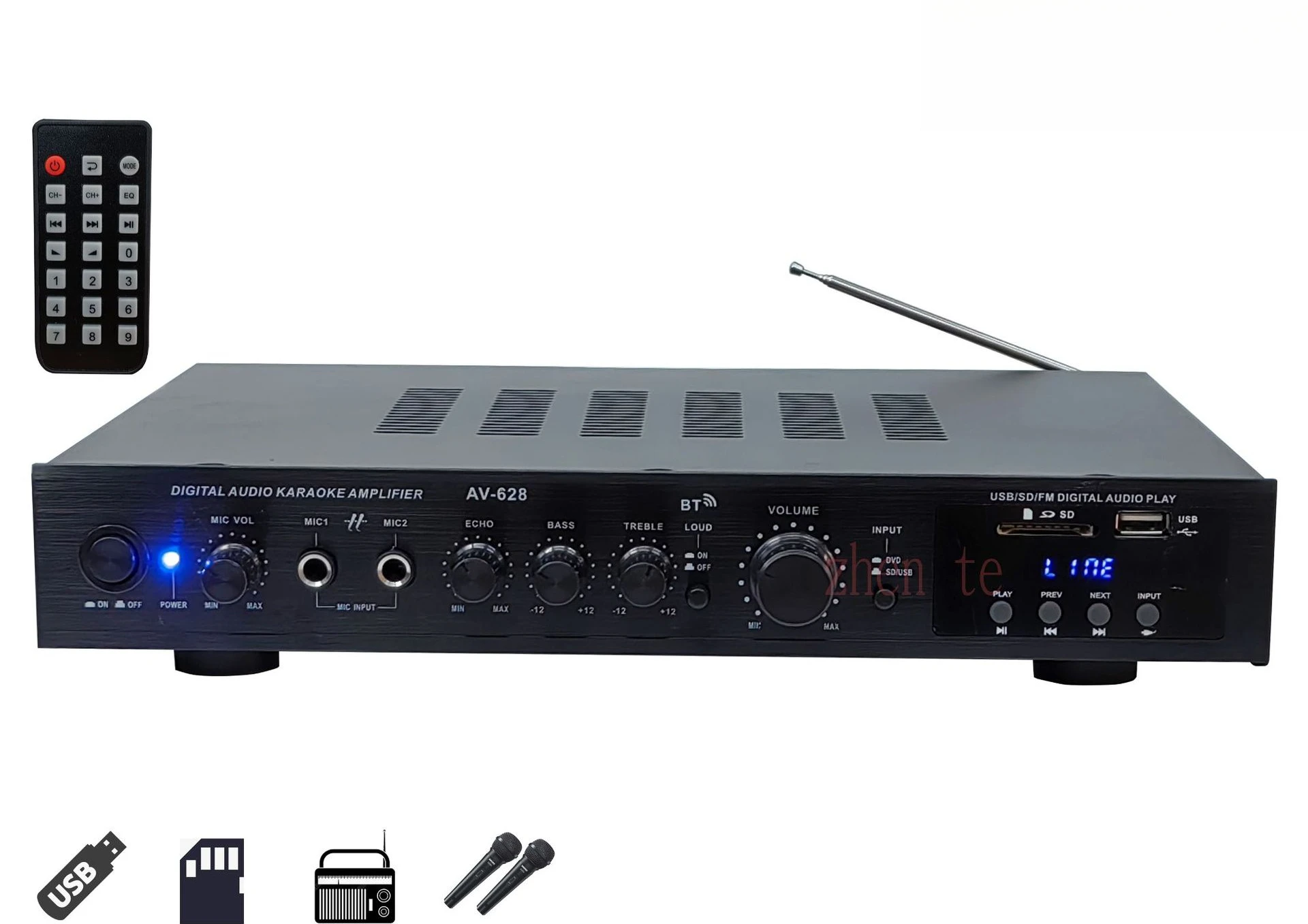 main-image-3 HiFi pojačavač crne boje sa dodacima