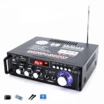 Bomge BT-298 600W USB Stereo Karaoke Pojačalo – Snaga i Kvalitet Zvuka za Pravi Kućni Zabavni Doživljaj - Slika 3